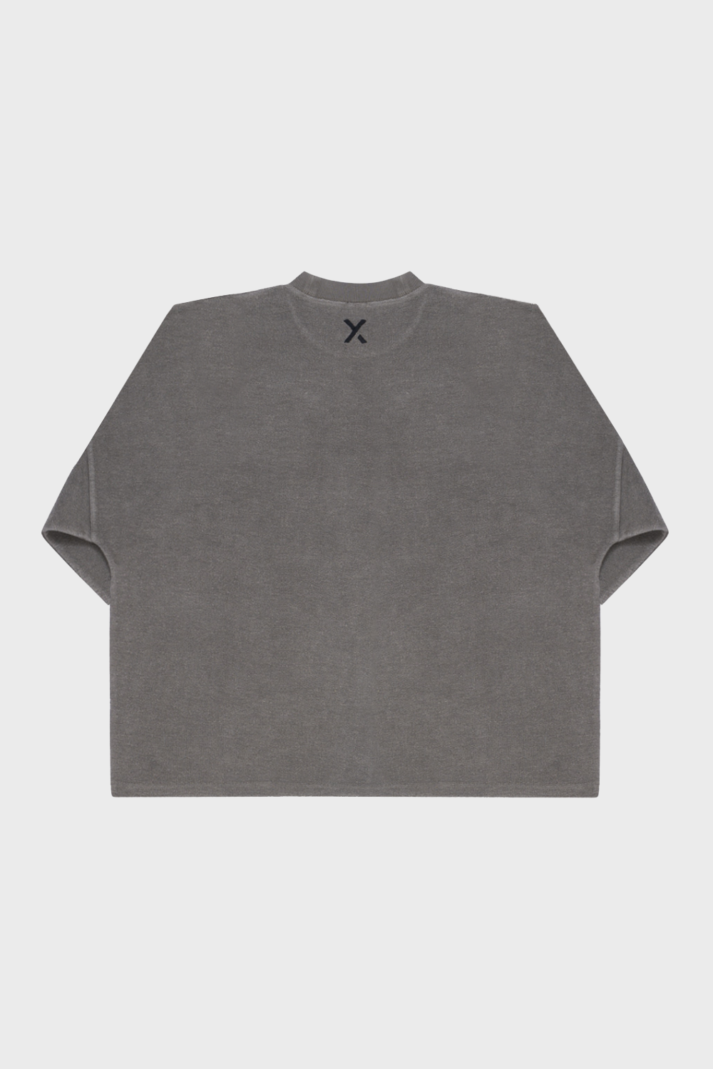 SILVER "CRONOS" REVERSE CREWNECK