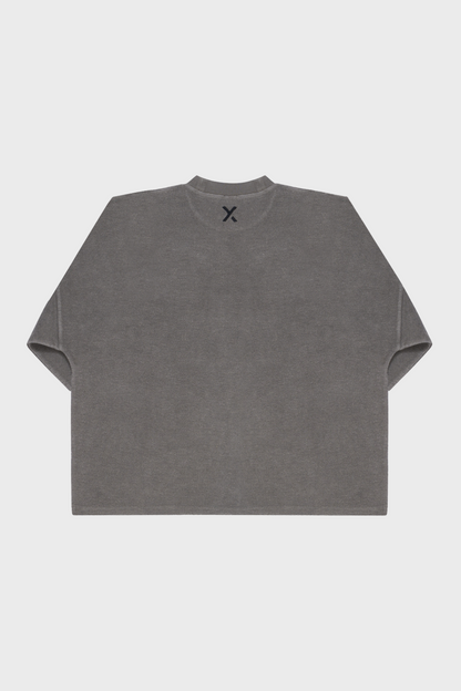 SILVER "CRONOS" REVERSE CREWNECK