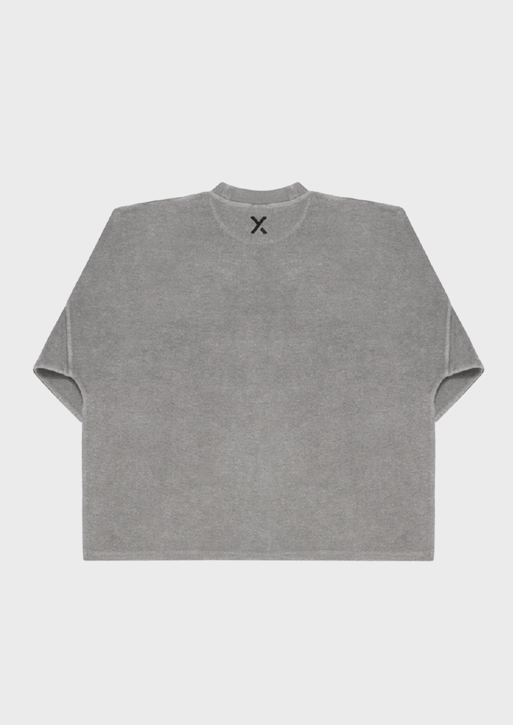 SILVER "CRONOS" REVERSE CREWNECK