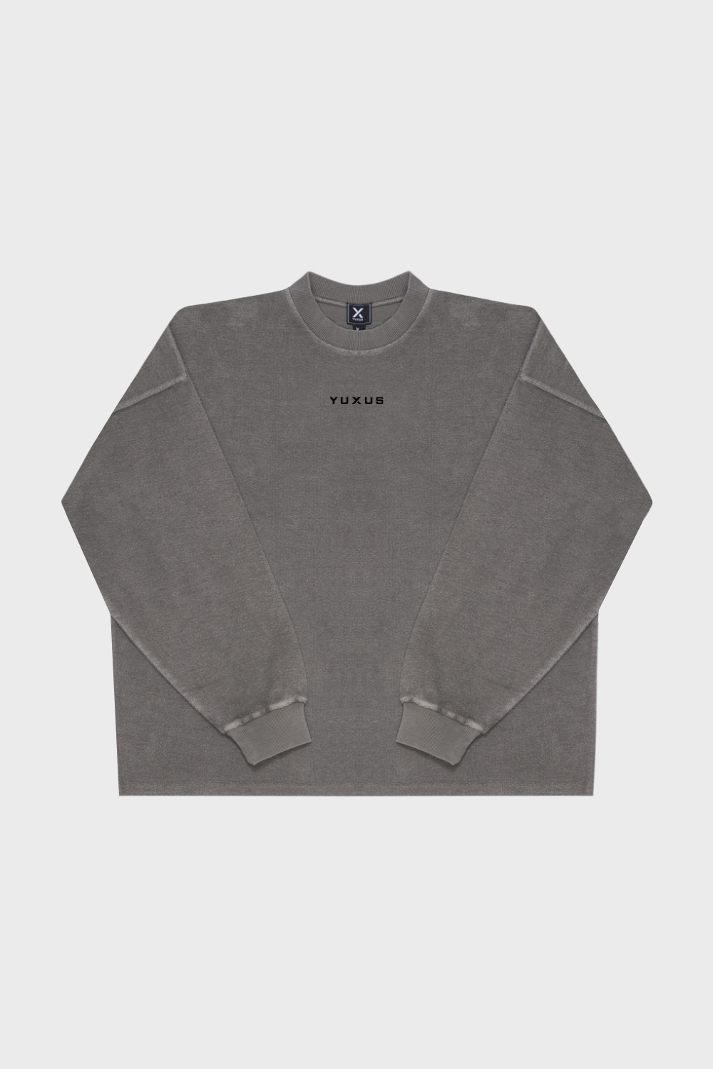 SILVER "CRONOS" REVERSE CREWNECK