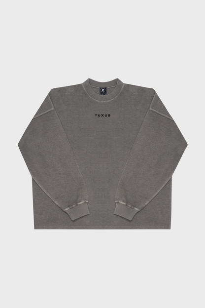 SILVER "CRONOS" REVERSE CREWNECK