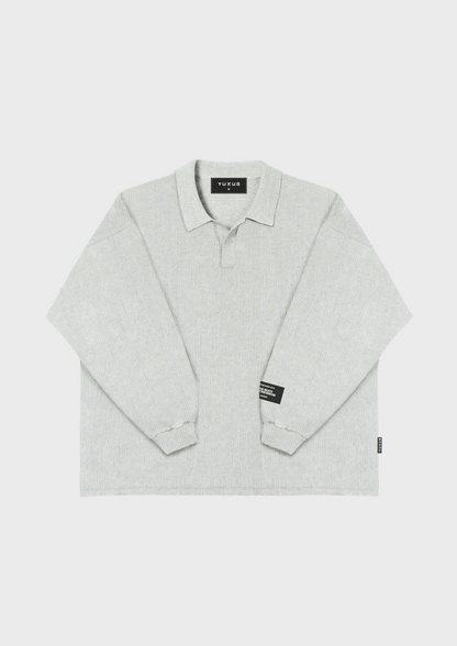 OSLO "GRAYSCALE" KNITTED POLO