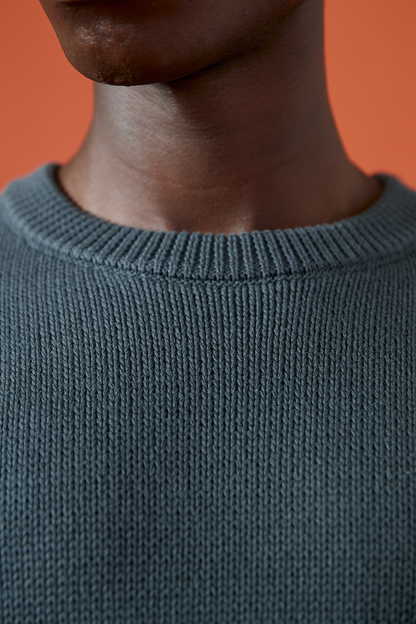 ZINC "GRAYSCALE" KNITTED CREWNECK