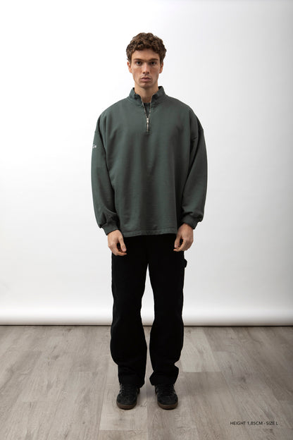 SHADOW "PATTERNS" HALF ZIP